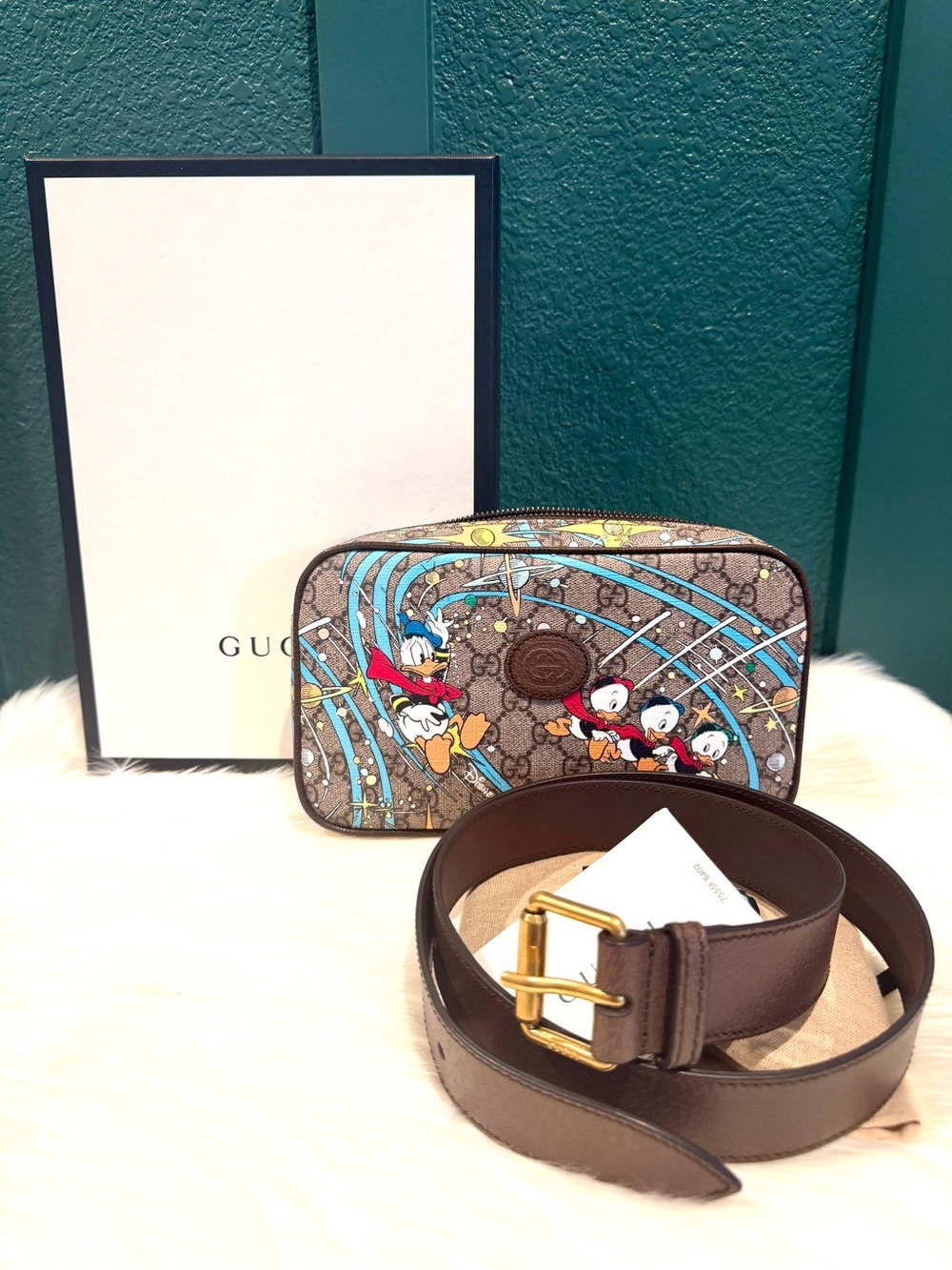 Gucci X Disney Donald Duck Belt Bag